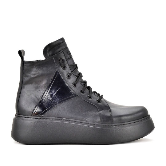 Дамски високи кецове Albena black