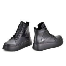 Дамски високи кецове Albena black