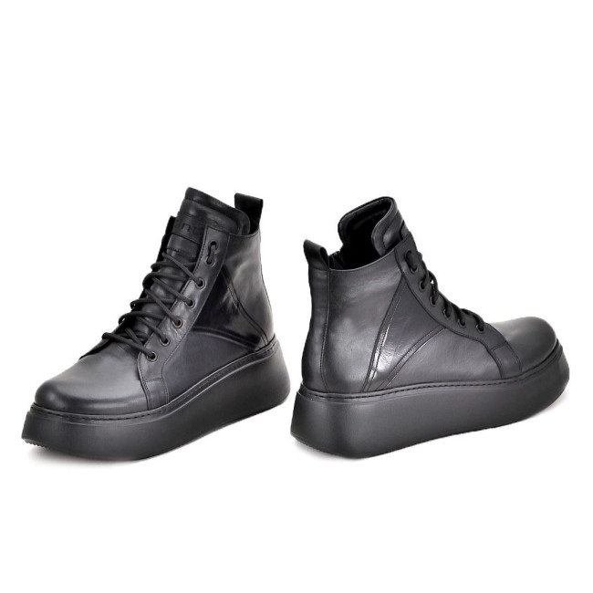 Дамски високи кецове Albena black