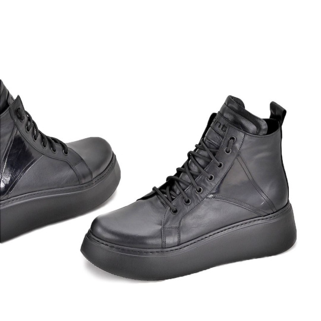 Дамски високи кецове Albena black