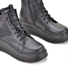 Дамски високи кецове Albena black