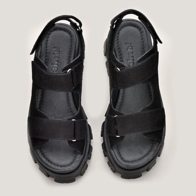 Дамски сандали Amber black velur