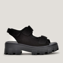Дамски сандали Amber black velur
