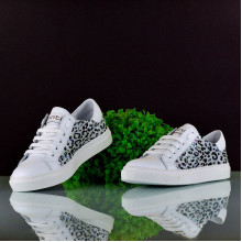 Дамски кецове Kami white leopard