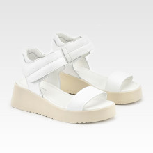 Дамски сандали на платформа Verona white