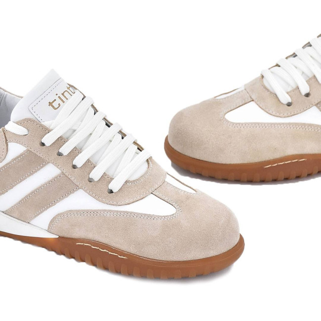 Дамски кецове Ekaterina white beige