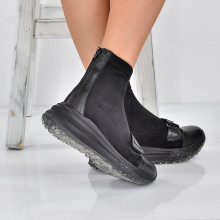 Дамски боти тип чорап Debora black