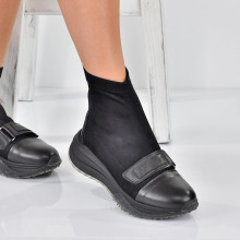 Дамски боти тип чорап Debora black