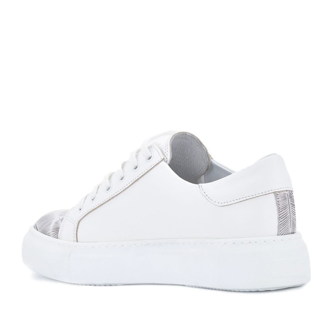 Дамски кецове Adel white silver