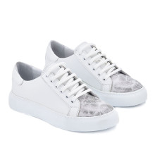 Дамски кецове Adel white silver