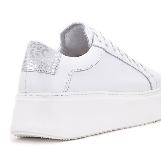 Дамски кецове на платформа Galia white