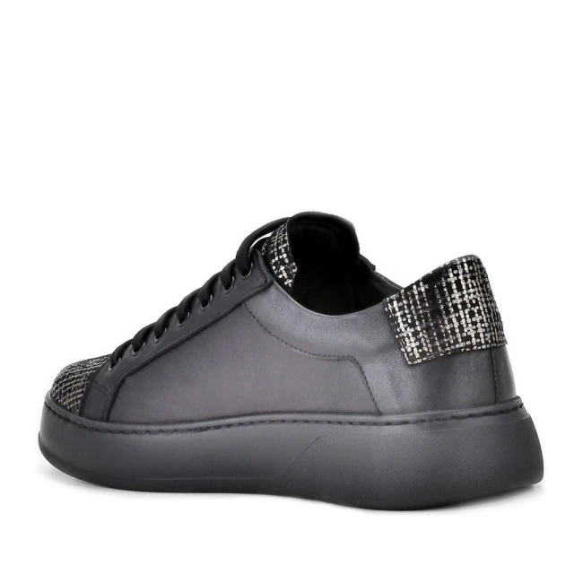 Дамски кецове Emili black silver