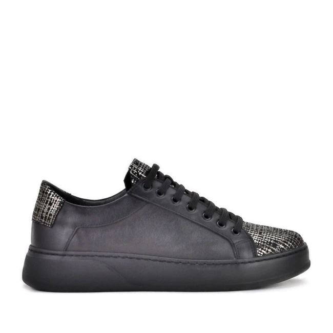 Дамски кецове Emili black silver